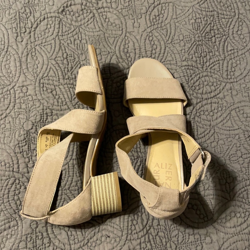 Tan sandals
